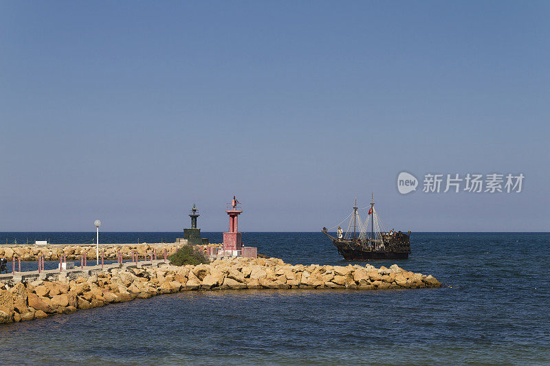 Sousse, el Kantaoui港，突尼斯